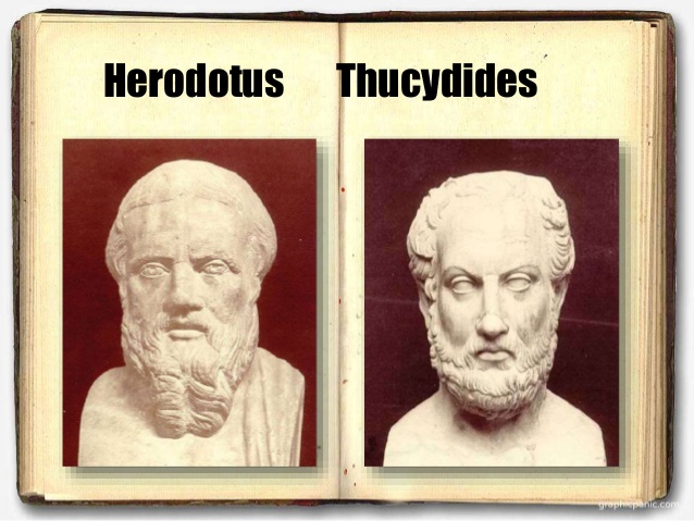 Herodotus and Thucydides led the way in the search for truth. They constantly questioned how true history and its sources are.